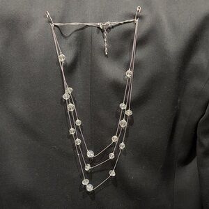 LOFT Silver Multi-Strand Necklace